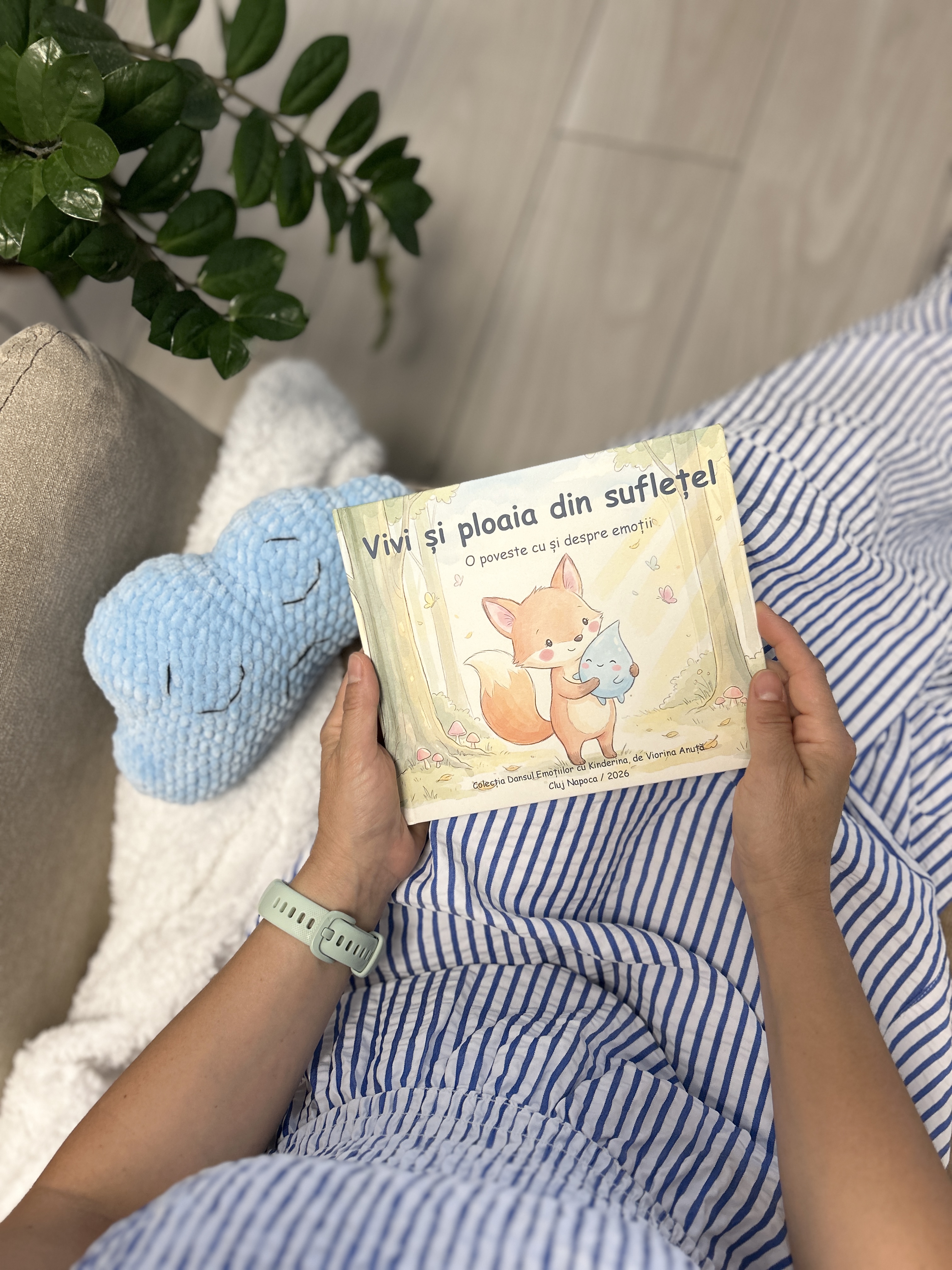 Set carte Vivi și ploaia din suflețel + mascota Norișor